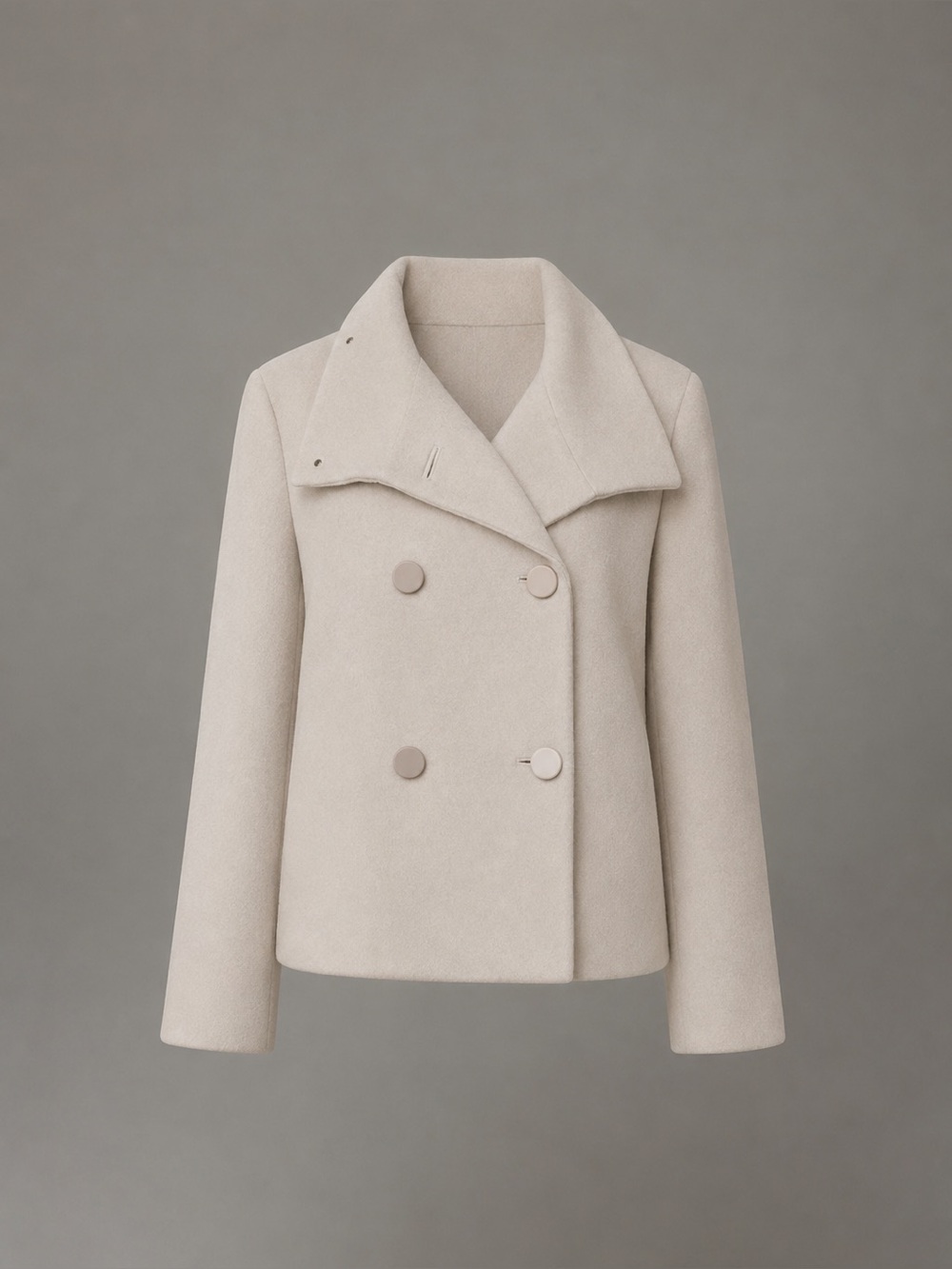 Ann Taylor Wool Blend Peacoat Jacket Light Pink Women’s L